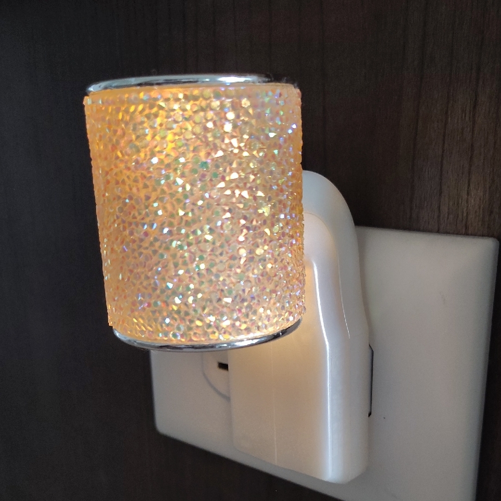 Bath & Body Works Gold Glitter Mosaic Plug-In Night Light